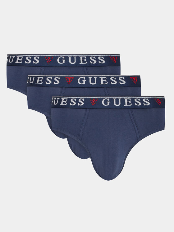 Guess Set Od 3 Para Muških Slip Gaća U97G00 K6YW1 Plava