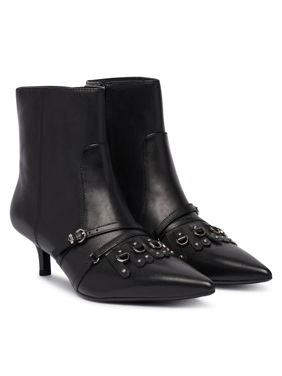 PINKO PINKO Polokozačky Gloria 26 SD0595P001 Černá