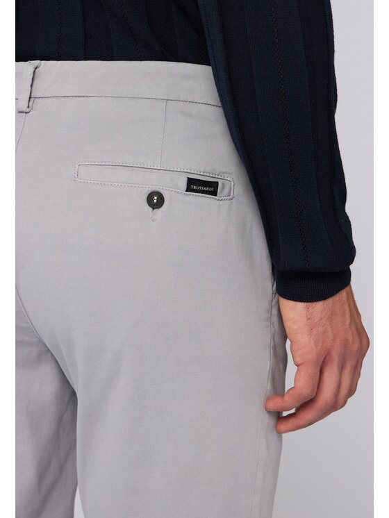 Trussardi Trussardi Pantaloni di tessuto P711M000092N013 Grigio Boy Fit