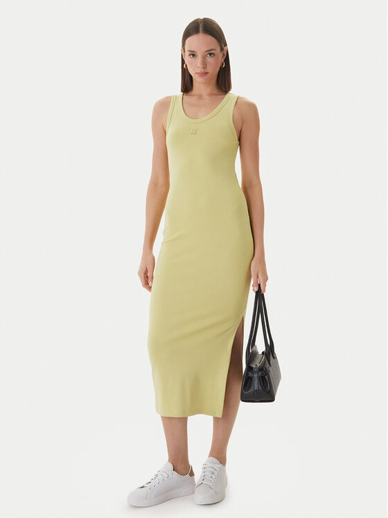 HUGO HUGO Vsakodnevna obleka Nalimera 50514521 Bež Slim Fit