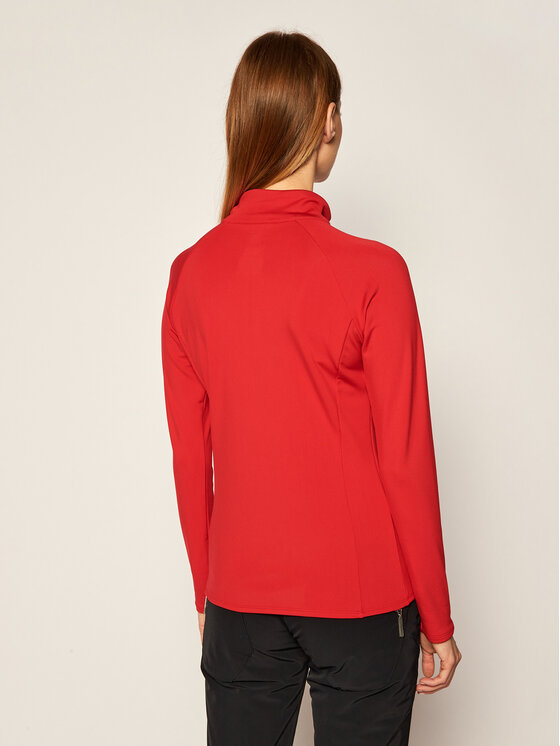 Descente Descente Bluză tehnică Mary DWMOGB01 Roșu Slim Fit