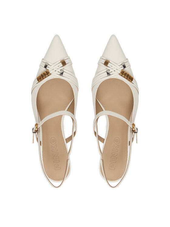 PINKO PINKO Czółenka Gloria 18 SD0489 P003 Biały