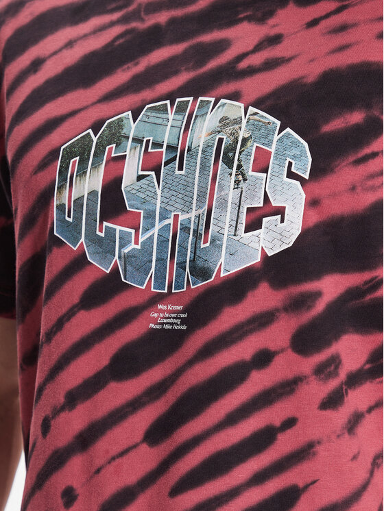 DC Shoes DC Shoes T-shirt ADYKT03209 Crvena Regular Fit