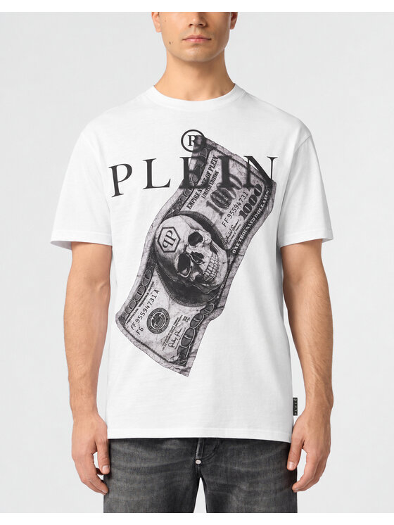 PHILIPP PLEIN PHILIPP PLEIN T-Shirt 31603 Biały Regular Fit