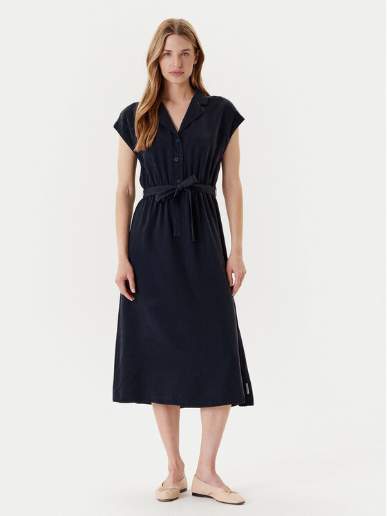 Marc O'Polo Marc O'Polo Hemdkleid 500 0006 770 Dunkelblau Regular Fit
