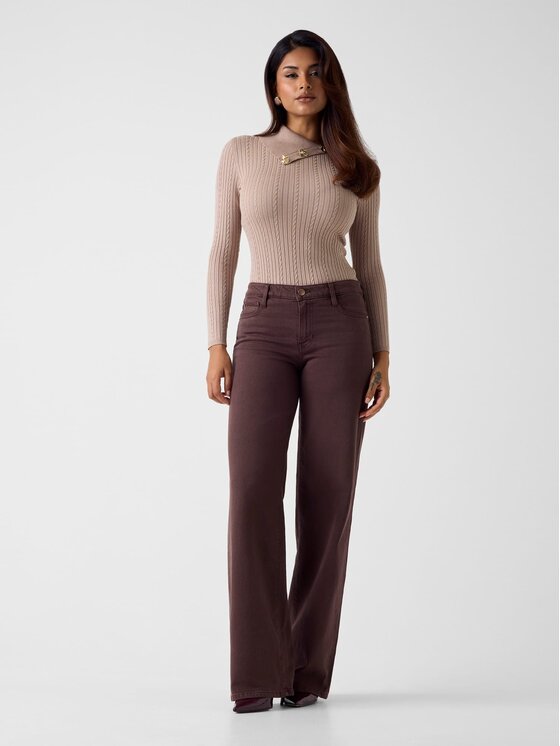 Guess Guess Πουλόβερ 180412 Μπεζ Classic Fit