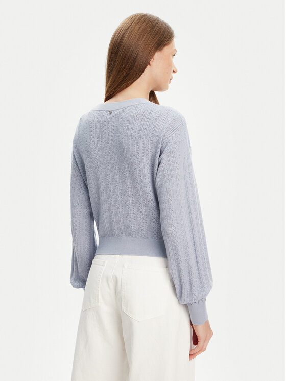 Guess Guess Strickjacke W5YR01 Z2ZK2 Blau Regular Fit