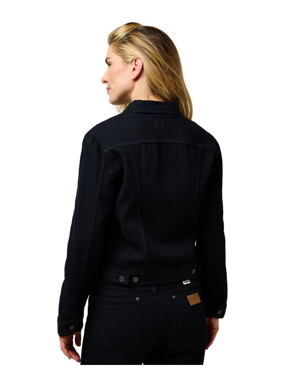 Wrangler Wrangler Kurtka jeansowa 112370807 Czarny Regular Fit