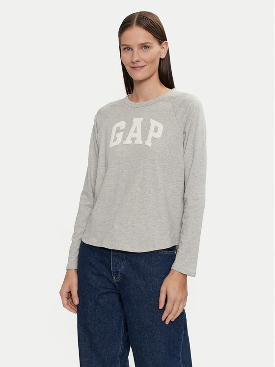 Gap Majica 534389-02 Siva Relaxed Fit