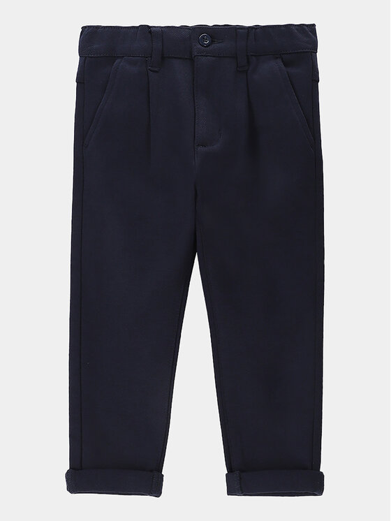 Coccodrillo Chino nohavice WC4120101EBB Tmavomodrá Slim Fit