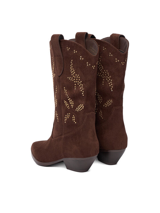 DeeZee DeeZee Cizme și botine cowboy CEO-R25AW09079 Maro