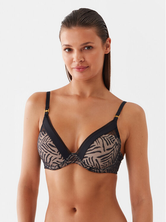 Chantelle Chantelle Сутиен с банели Graphic Allure C21T20 Черен