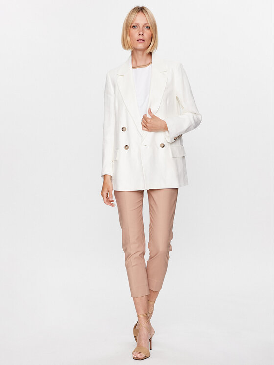 Peserico Peserico Suknjič S01397 Bela Regular Fit
