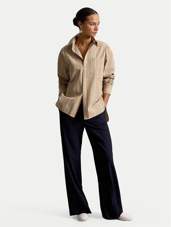 Polo Ralph Lauren Polo Ralph Lauren Πουκάμισο 211B17125001 Μπεζ Oversize