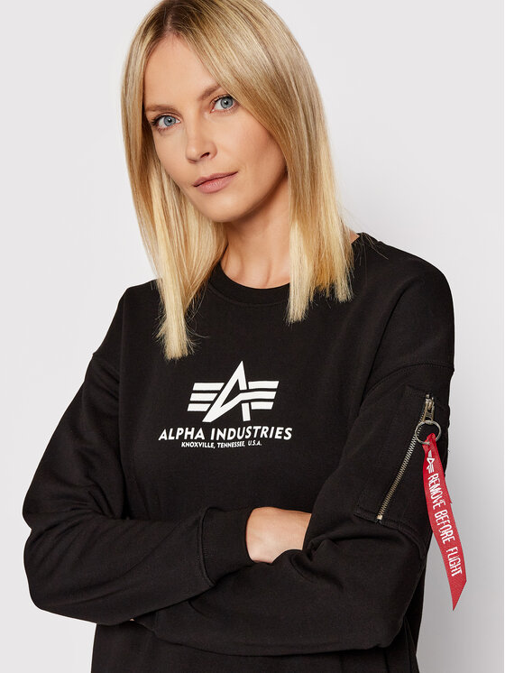 Alpha Industries Alpha Industries Jopa Basic 128053 Črna Oversize