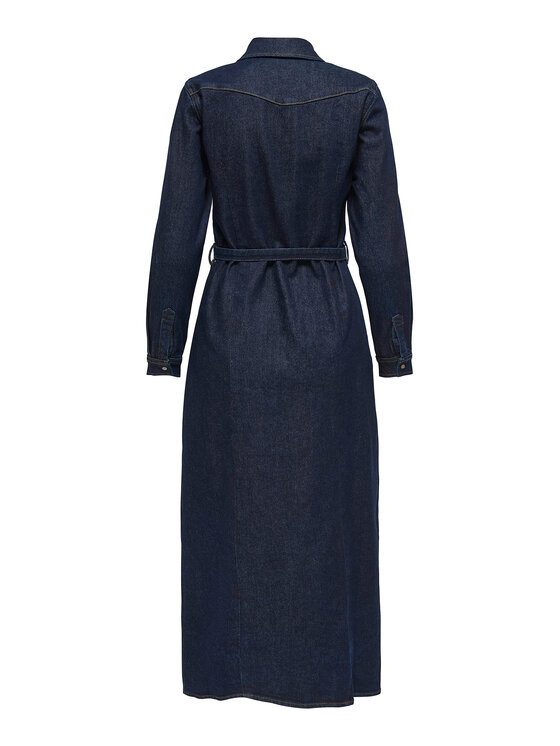 ONLY ONLY Φόρεμα τζιν Camomile 15357757 Σκούρο μπλε Regular Fit