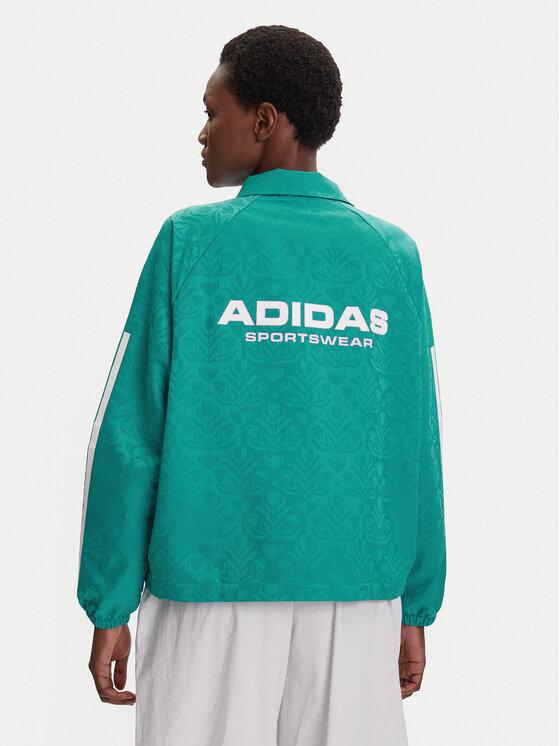 adidas adidas Демісезонна куртка Tiro x Common Goal Coaches JL9204 Бірюзовий Loose Fit