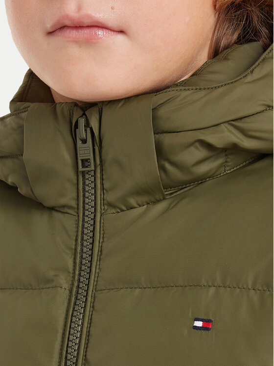 Tommy Hilfiger Tommy Hilfiger Kurtka zimowa Essential KB0KB08341 Zielony Regular Fit