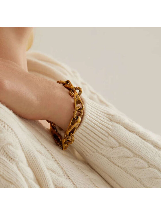 Guess Guess Bransoletka UBB01011-S Złoty