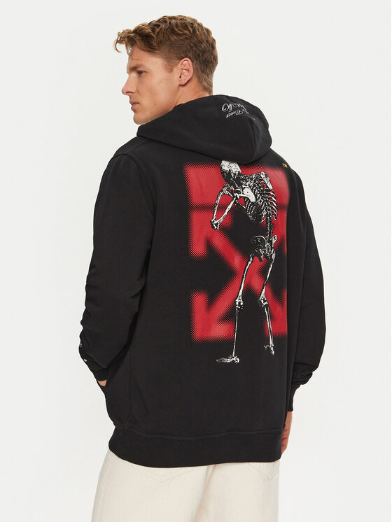 Off-White Off-White Μπλούζα OMBB046G197620101088 Μαύρο Regular Fit