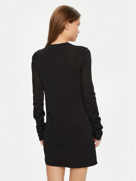 Calvin Klein Jeans Calvin Klein Jeans Rochie de zi Smooth J20J224831 Negru Slim Fit