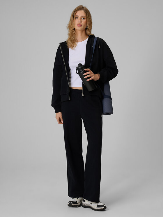 4F 4F Bluza basic Czarny Loose Fit