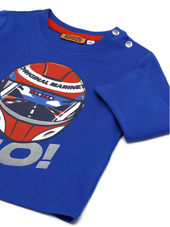 Original Marines Original Marines Blúzka DDP0244NM Modrá Regular Fit