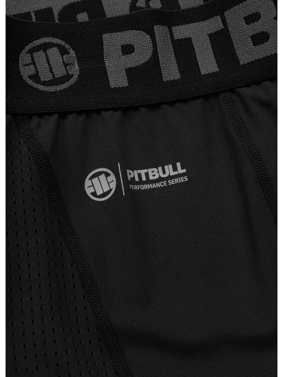 PITBULL PITBULL Szorty sportowe RUNWAY Czarny Regular Fit