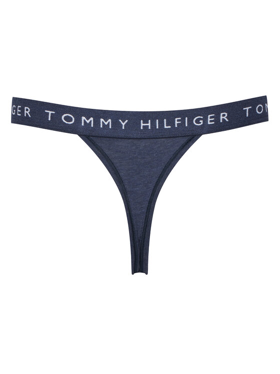Tommy Hilfiger Tommy Hilfiger Chilot tanga UW0UW06095 Bleumarin