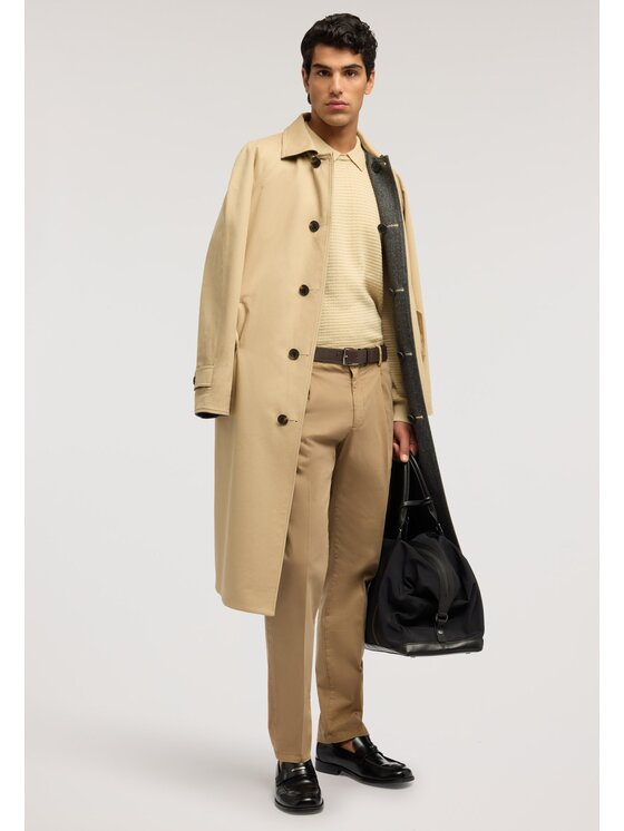 Trussardi Trussardi Cappotto invernale 0009M000013N006 Crema Regular Fit