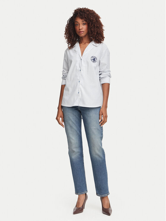 Tommy Hilfiger Tommy Hilfiger Hemd UW0UW05764 Hellblau Regular Fit
