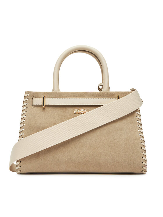 Tommy Hilfiger Tommy Hilfiger Käekott American Icon Mini Tote Su AW0AW17469 Beež