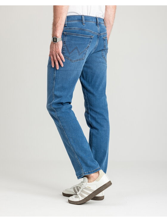 Wrangler Wrangler Jeansy TEXAS SLIM Niebieski Slim Fit