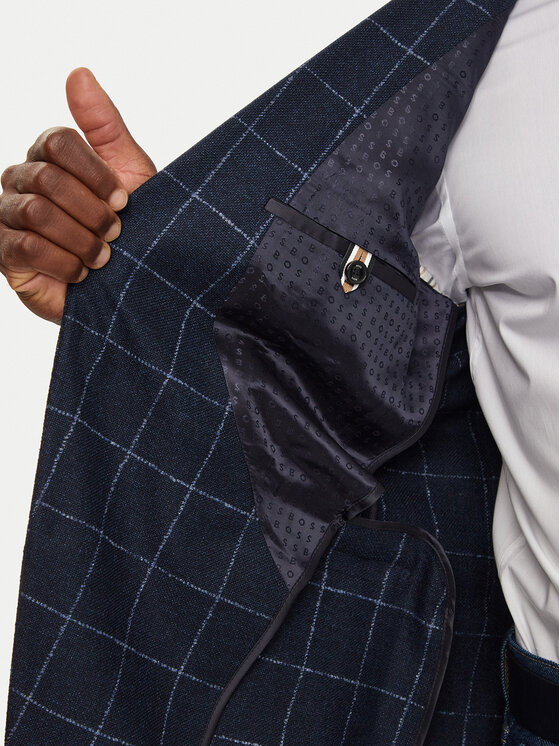 BOSS Boss Піджак H-Hutson 50527998 Cиній Slim Fit