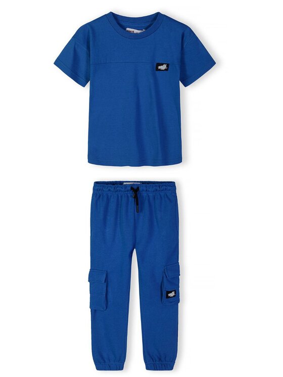 minoti minoti Zestaw 29FLEECE261 Niebieski Regular Fit