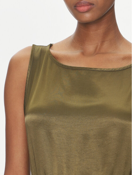 ViCOLO ViCOLO Vakarinė suknelė TD0766 Chaki Regular Fit