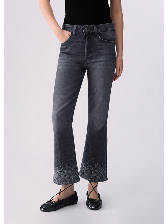 Liu Jo Liu Jo Jeansy UF6040D030587506 Szary Regular Fit