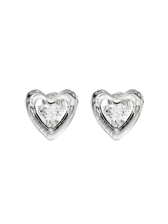 Guess Guess Kolczyki JUBE06097JW Srebrny
