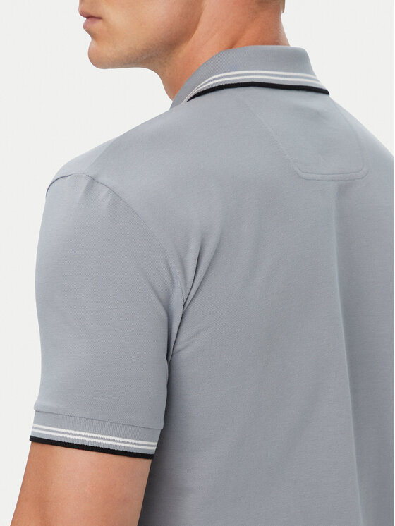 BOSS BOSS Поло Paul 50506193 Сірий Regular Fit