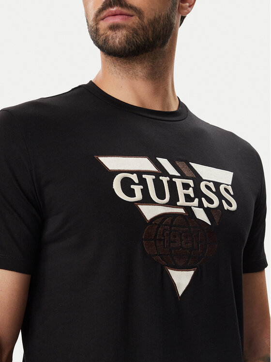 Guess Guess Тишърт Z6BI08 K6543 Черен Regular Fit
