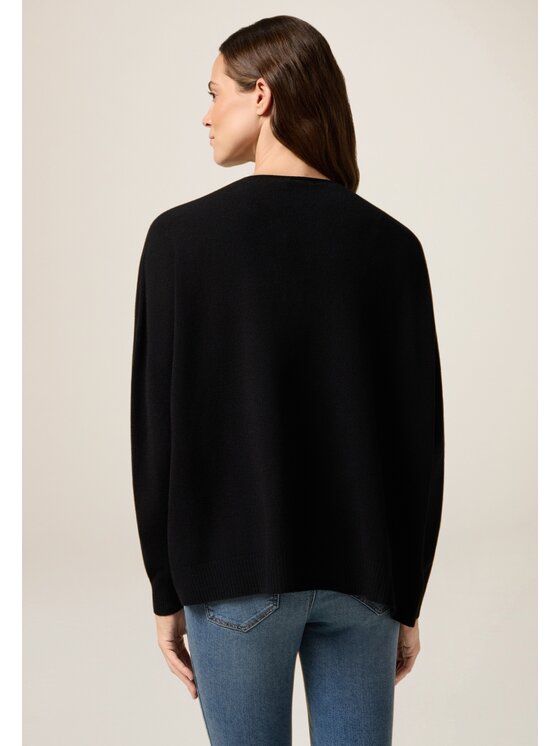 Oltre Oltre Cardigan M045E002031N033 Nero Baggy Fit