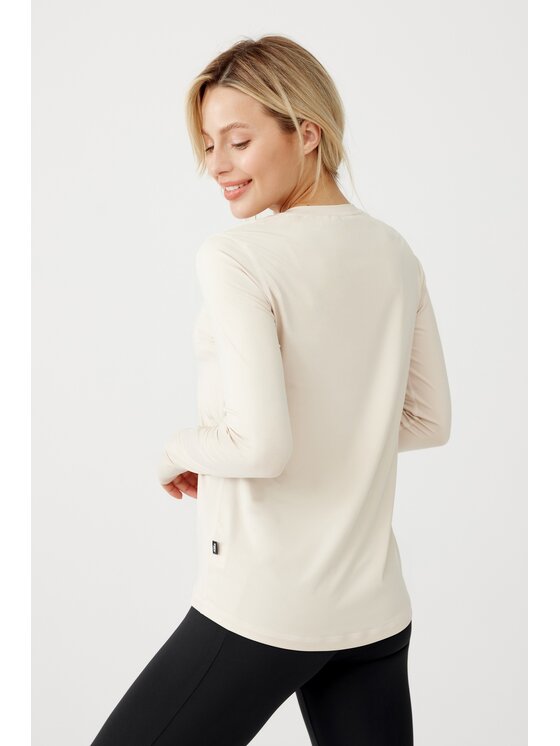 ROUGH RADICAL ROUGH RADICAL Maglietta tecnica FUN LS Beige Regular Fit