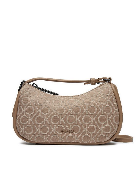 Calvin Klein Kabelka Ck Refine Conv Crossbody K60K612151 Béžová