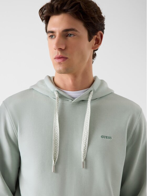 Guess Guess Mikina 181954 Zelená Classic Fit