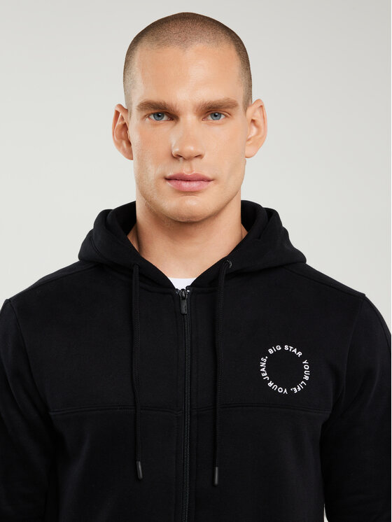 BIG STAR BIG STAR Bluza AJRON Czarny Basic Fit