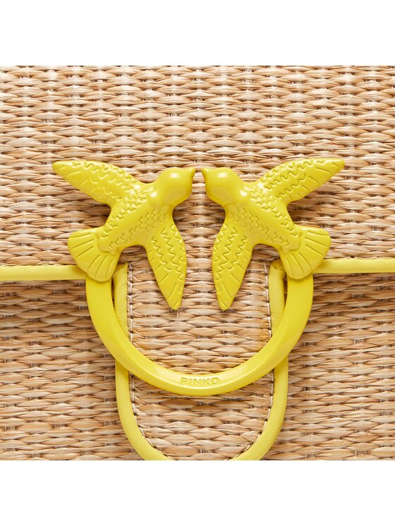 PINKO Pinko Handtasche Love One Mini Light Cl PE 24 PLTT 103335 A1RQ Beige