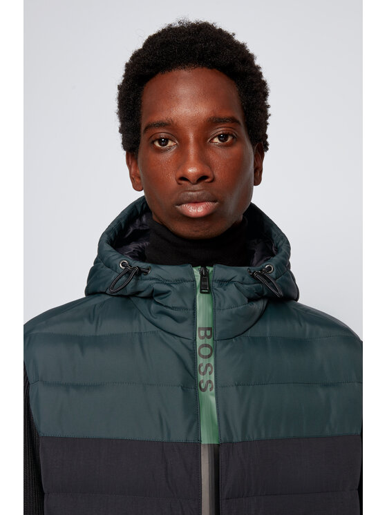 BOSS Boss Демісезонна куртка Celran 50436507 Чорний Regular Fit