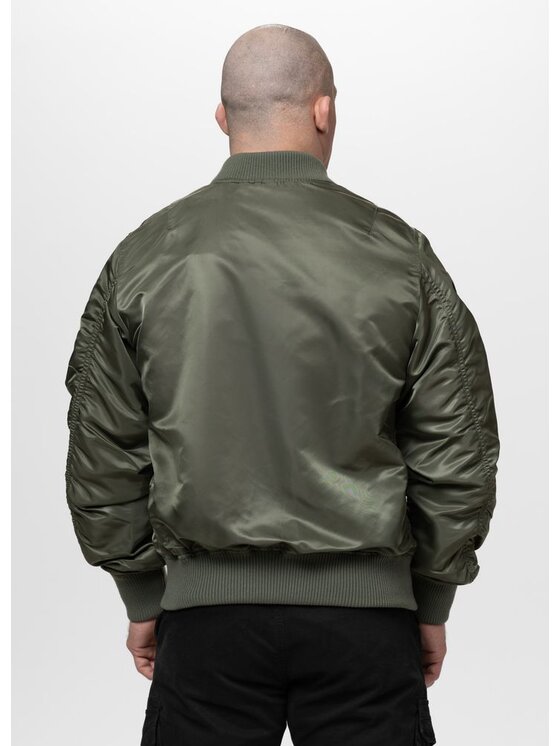 PITBULL PITBULL Kurtka przejściowa MA-1 AKRON Zielony Regular Fit