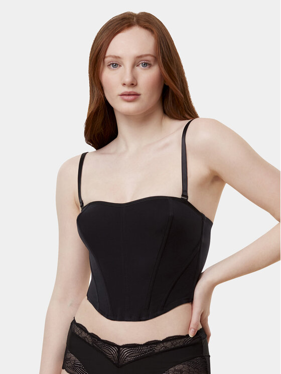 Triumph Korzet Triumph Signature Sheer Corset Bra 10216647 Čierna