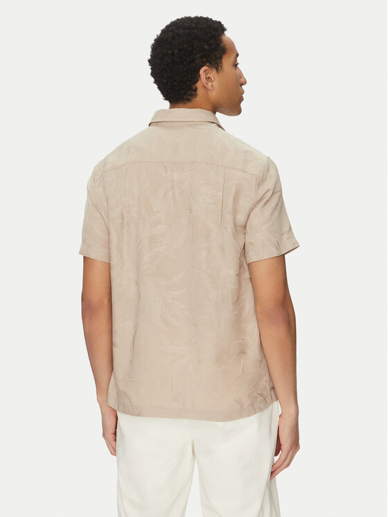 Guess Guess Πουκάμισο M5GH26 WH7V2 Μπεζ Regular Fit